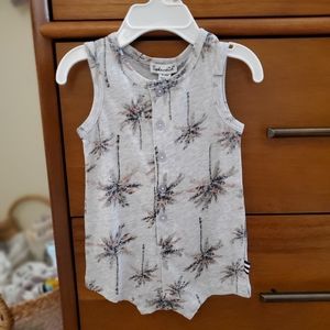 🌴 Palm Tree Sleeveless Bodysuit